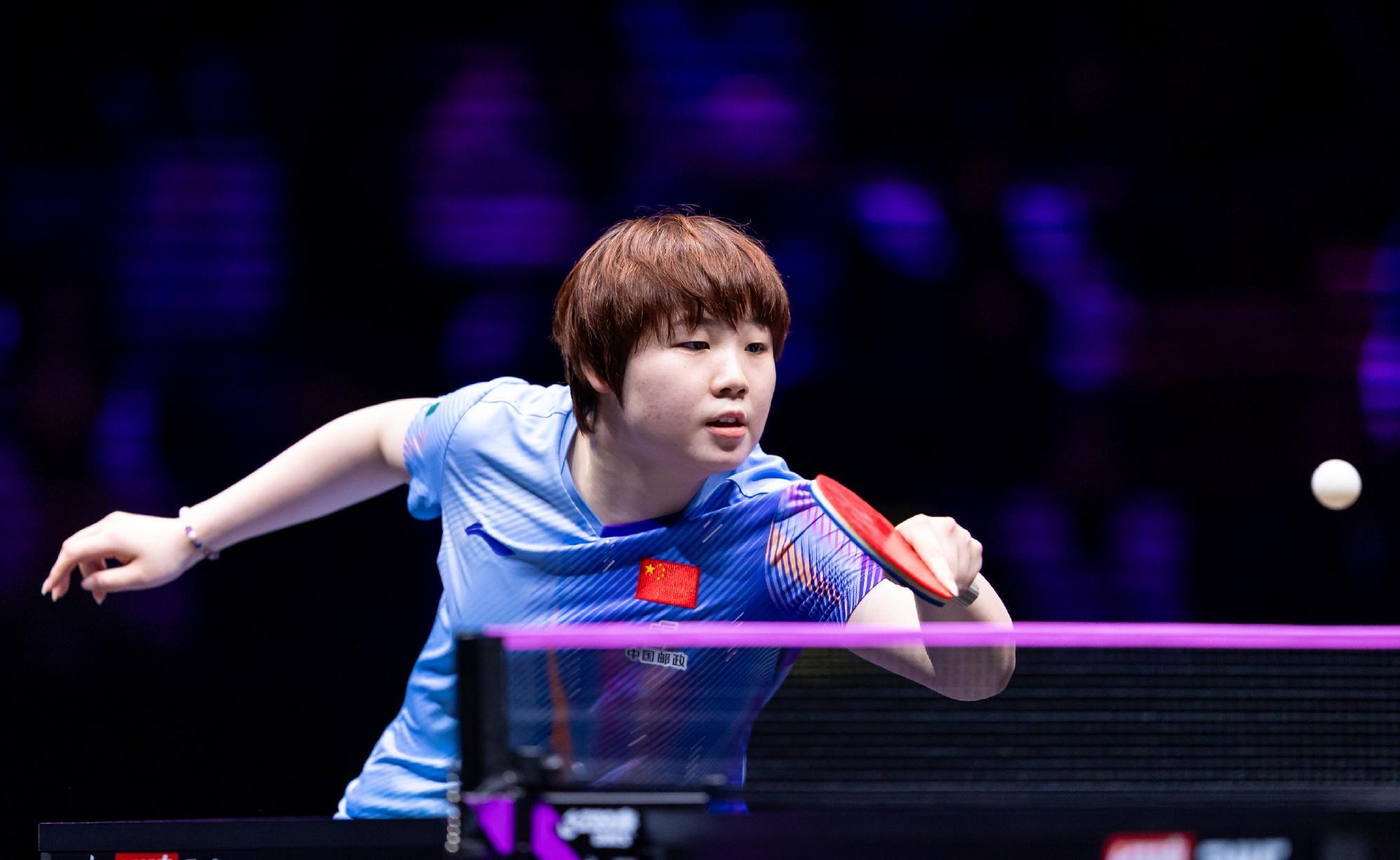 九游社区-中国女乒无缘三连冠!蒯曼3-4不敌张本美和:马琳一脸严肃